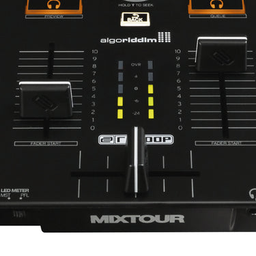 Controlador Reloop, Mixtour DJ Algoriddim elegante y potente